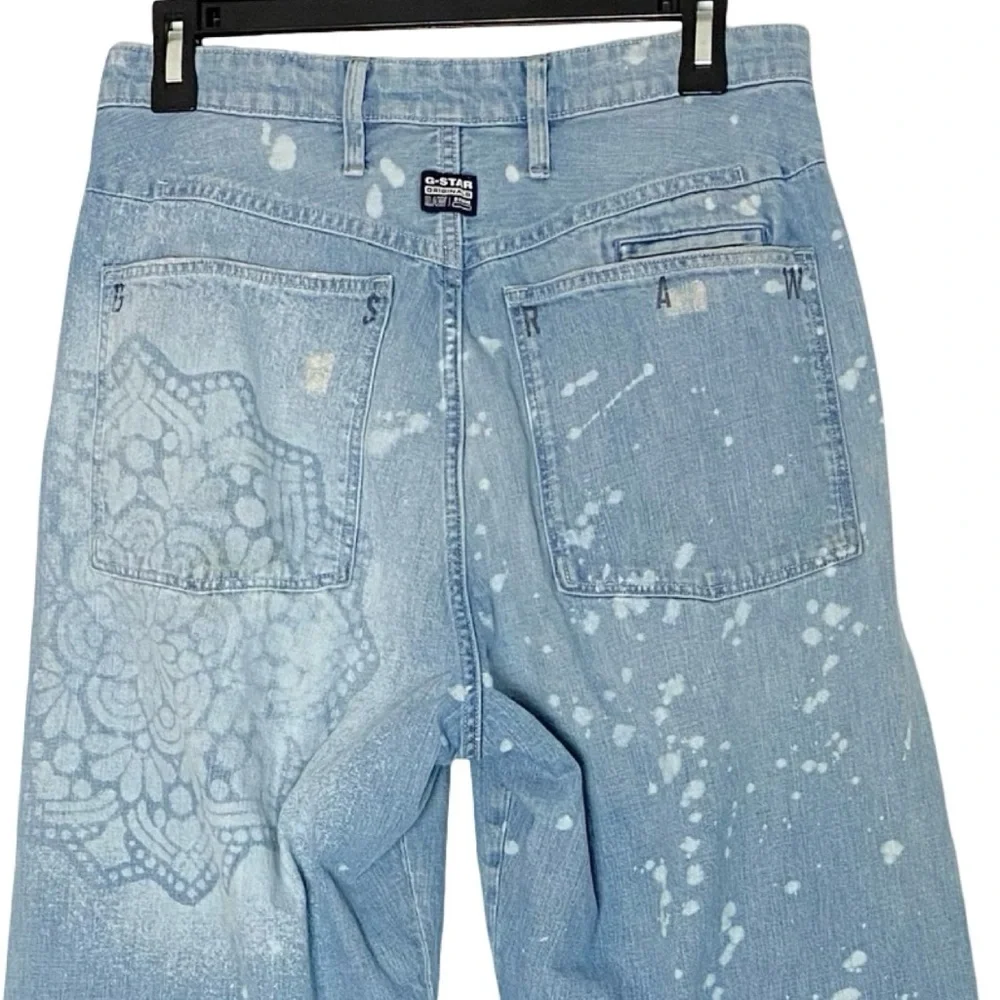 GStar Lintell High Dad Jeans Womens Size 8 Waist 29 G-Star Raw Restored Denim